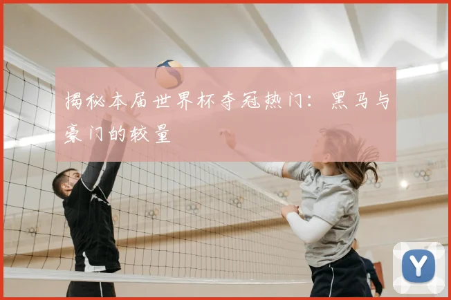 揭秘本届世界杯夺冠热门：黑马与豪门的较量